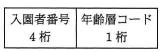 試験-平成24年度春期-入園者ファイルのレコード様式